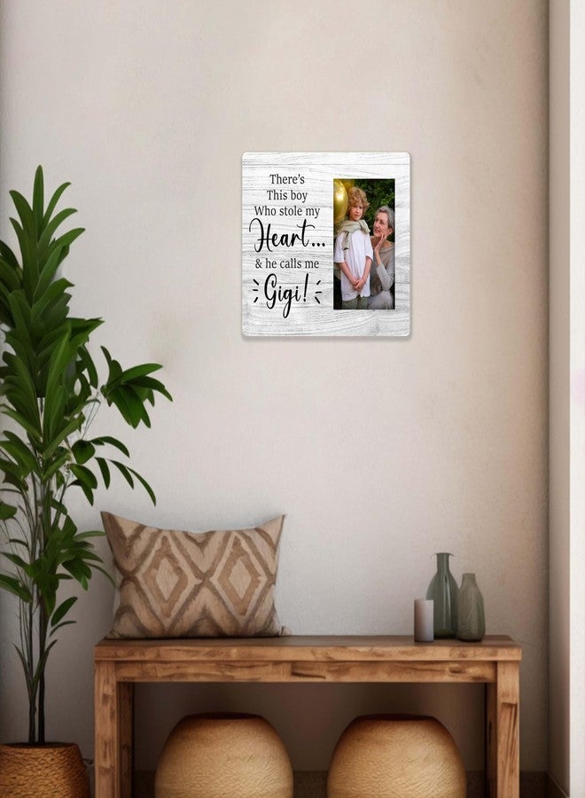 ZYQFN He Calls Me Gigi Picture Frame Fits 4x6 Photo, Gigi Gifts For Grandma, Grandma and Grandson, Mother's Day Birthday Christmas Valentines Day Thanksgiving Day Gifts For Grandma Gigi. (010) - Image 2